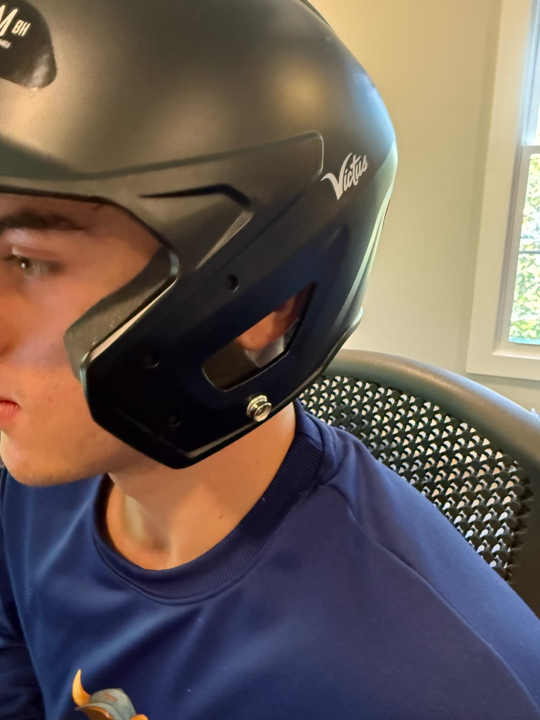 Customer photo review of Baseball Helmet Speakers