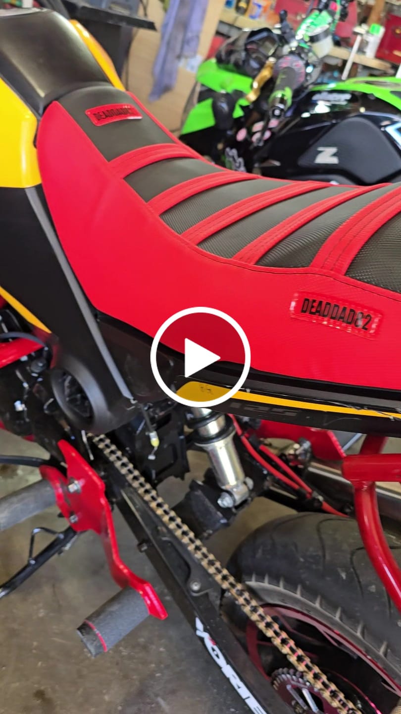 Customer video review of Custom Seat Cover: 2015 Honda GROM 125