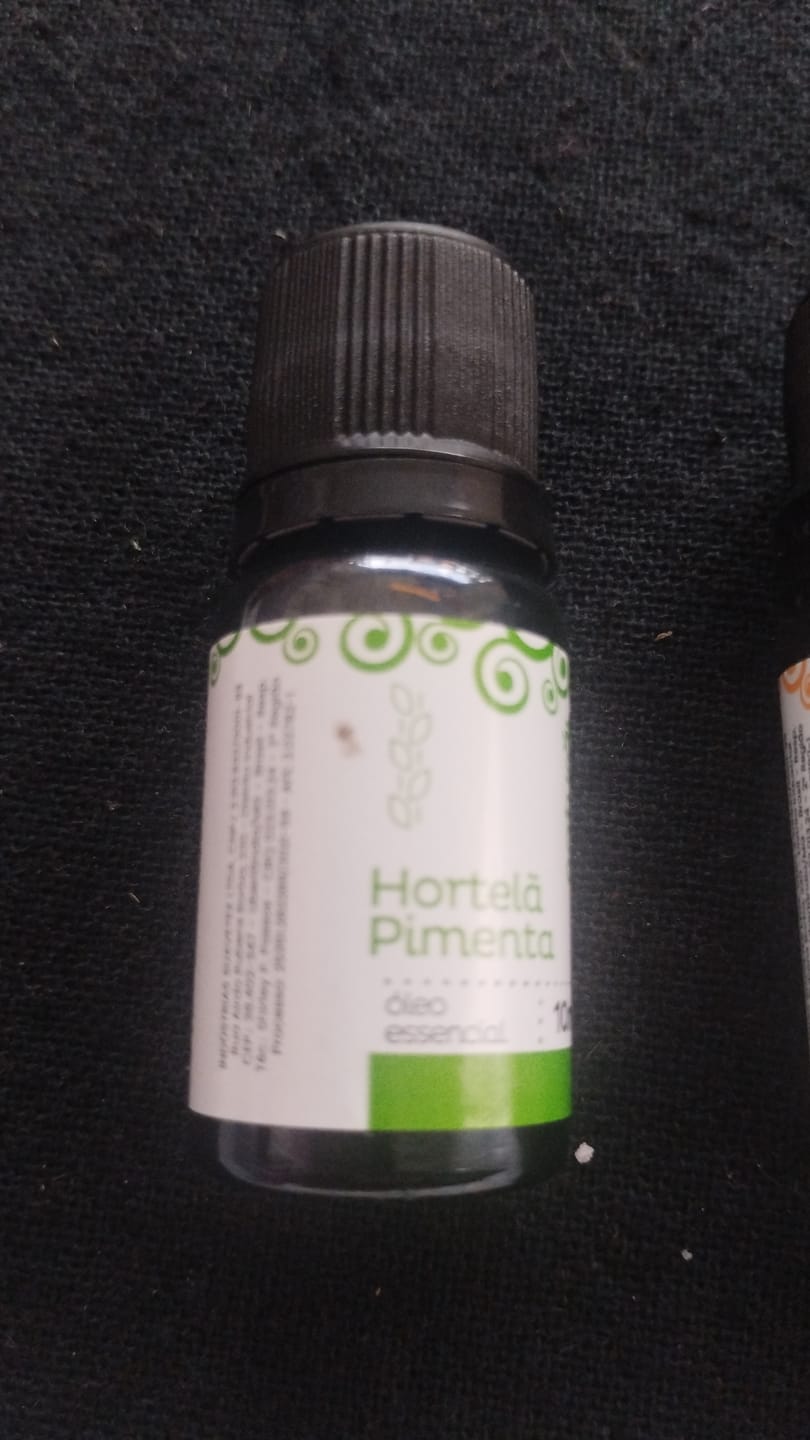Customer photo review of Óleo Essencial Natural de Hortelã-Pimenta 10ml