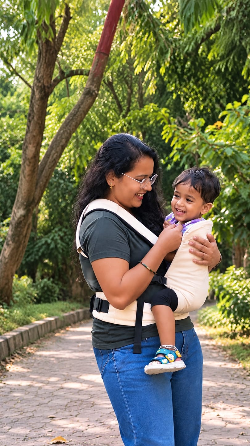 Customer photo review of Snugs Embrace Carrier - 2-in-1 Carrier