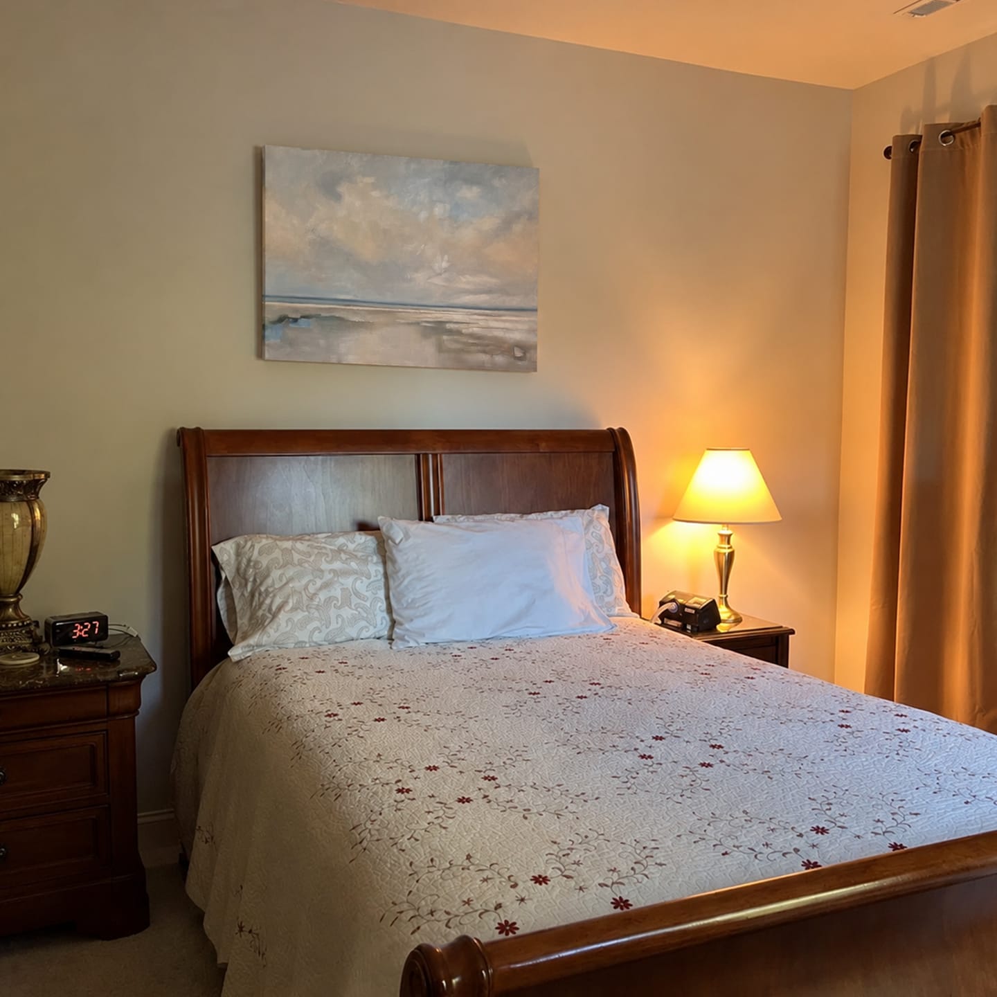 Customer photo review of Abstract Ocean And Sky Canvas Art # OC029