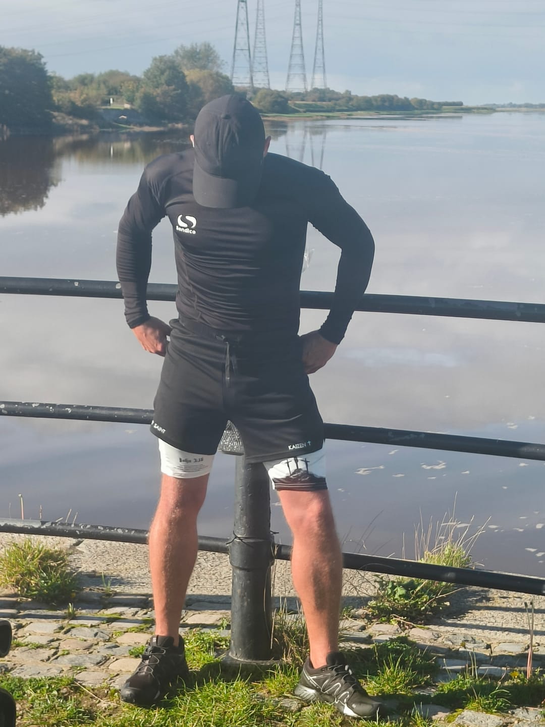 Customer photo review of Crucifixion Youth Performance Shorts