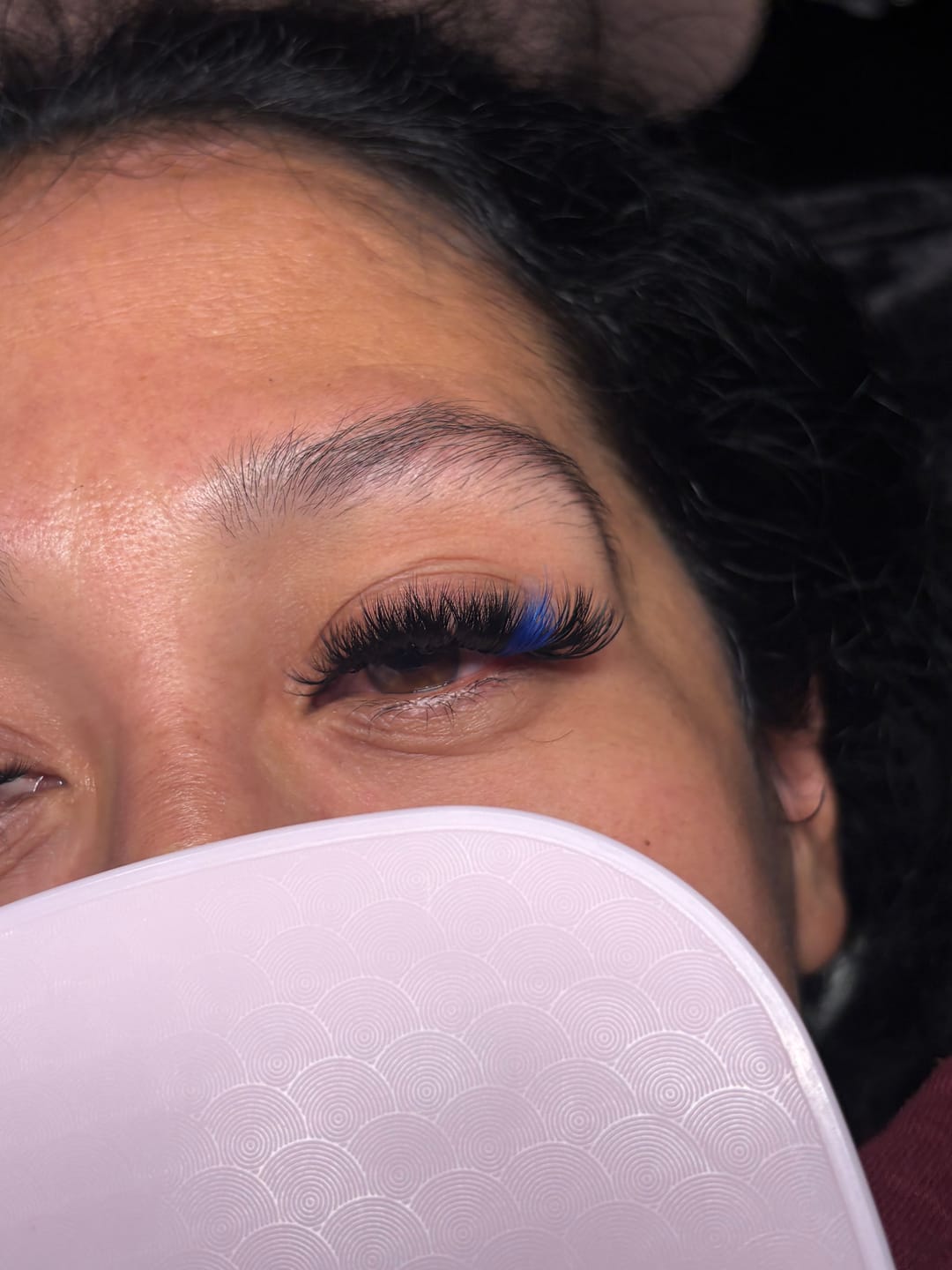 Customer photo review of Blueberry Lash 0.07mm