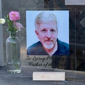 Customer photo review of Photo Collage Plaque