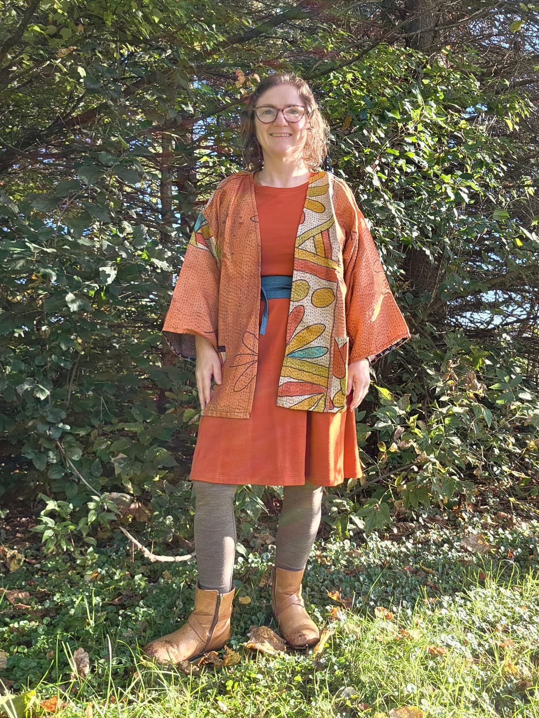 Customer photo review of NEW! Wool Obi Wrap Belt