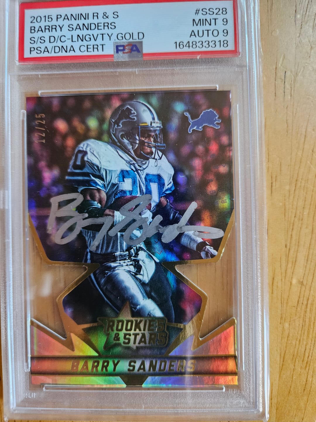 Customer photo review of Barry Sanders Autograph Signing