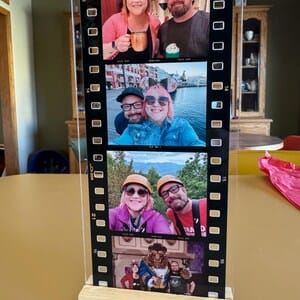Customer photo review of Film Strip Photo Plaque