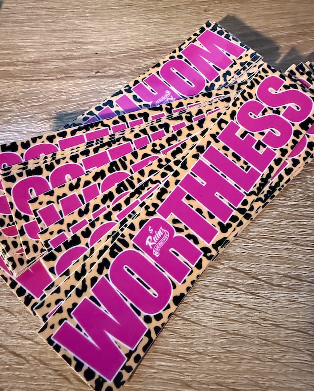 Customer photo review of Cut to Shape Stickers