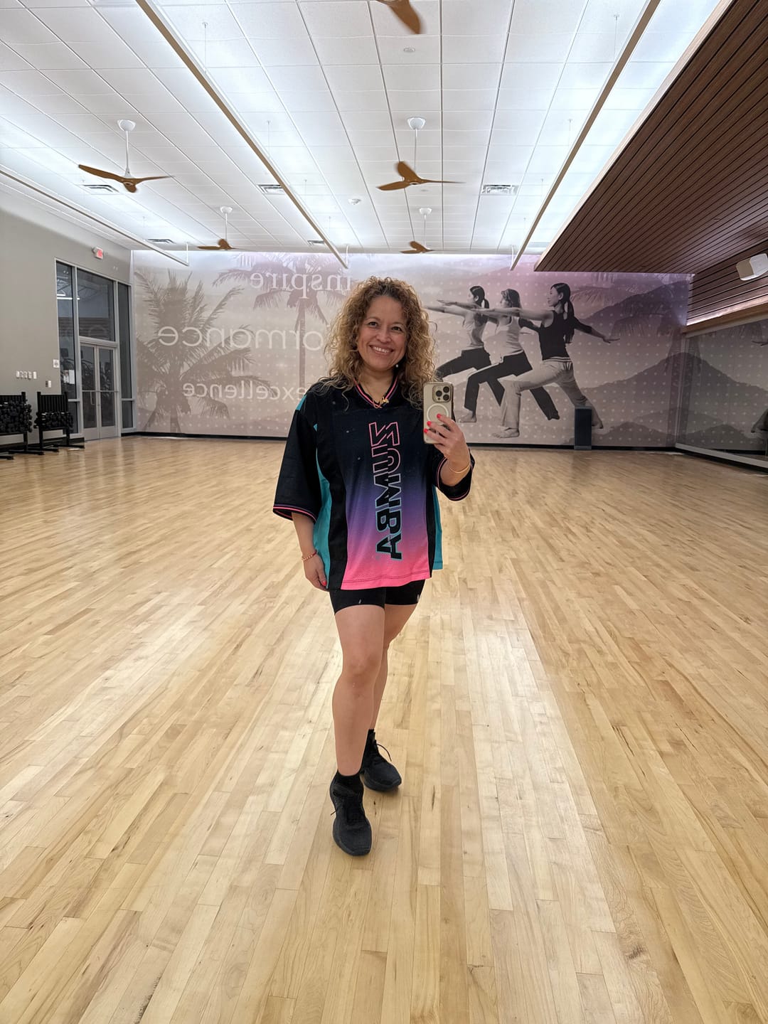 Customer photo review of Electric Feel Football Jersey
