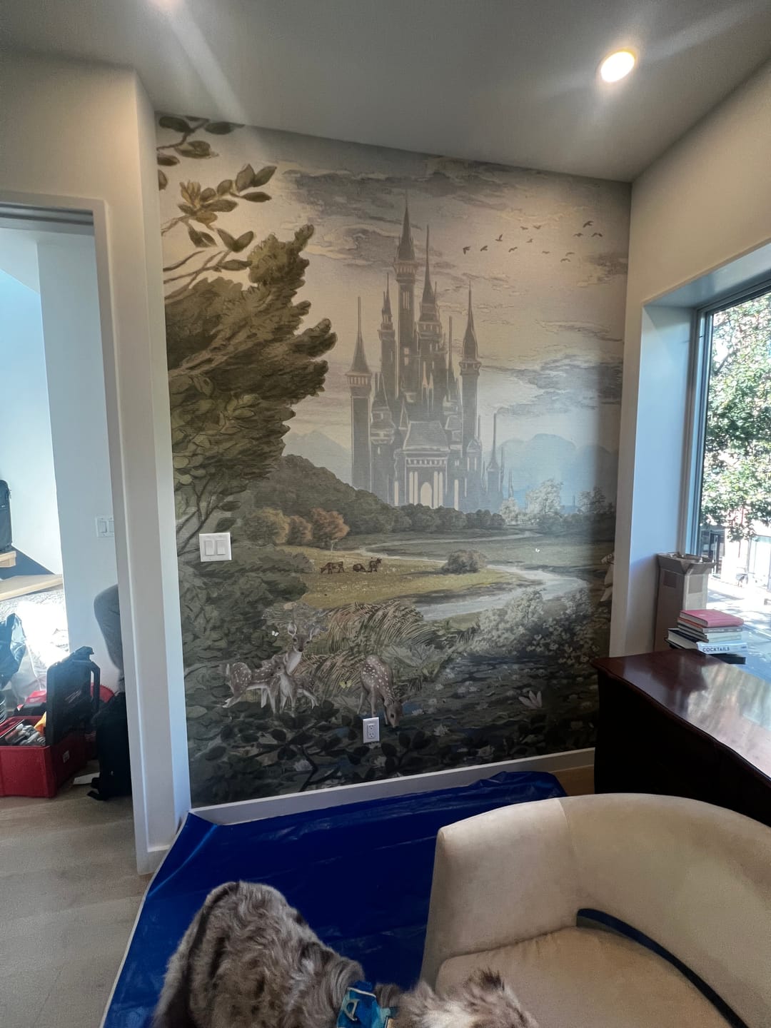 Customer photo review of Ella - Princess Castle Wallpaper Mural