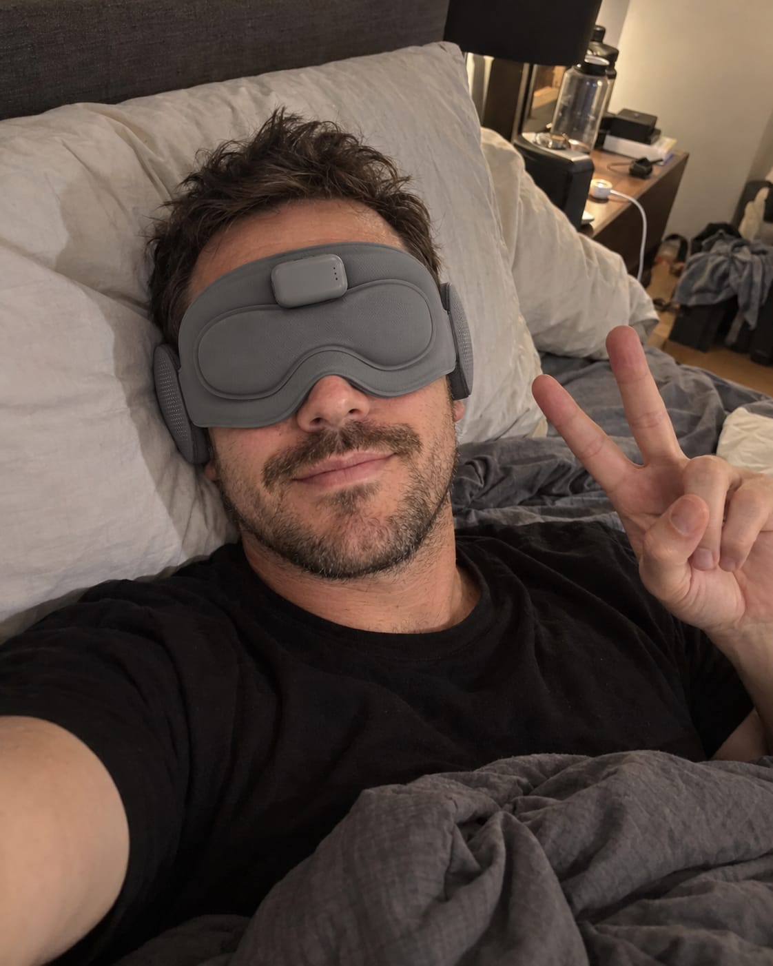 Customer photo review of Smart Sleep Mask