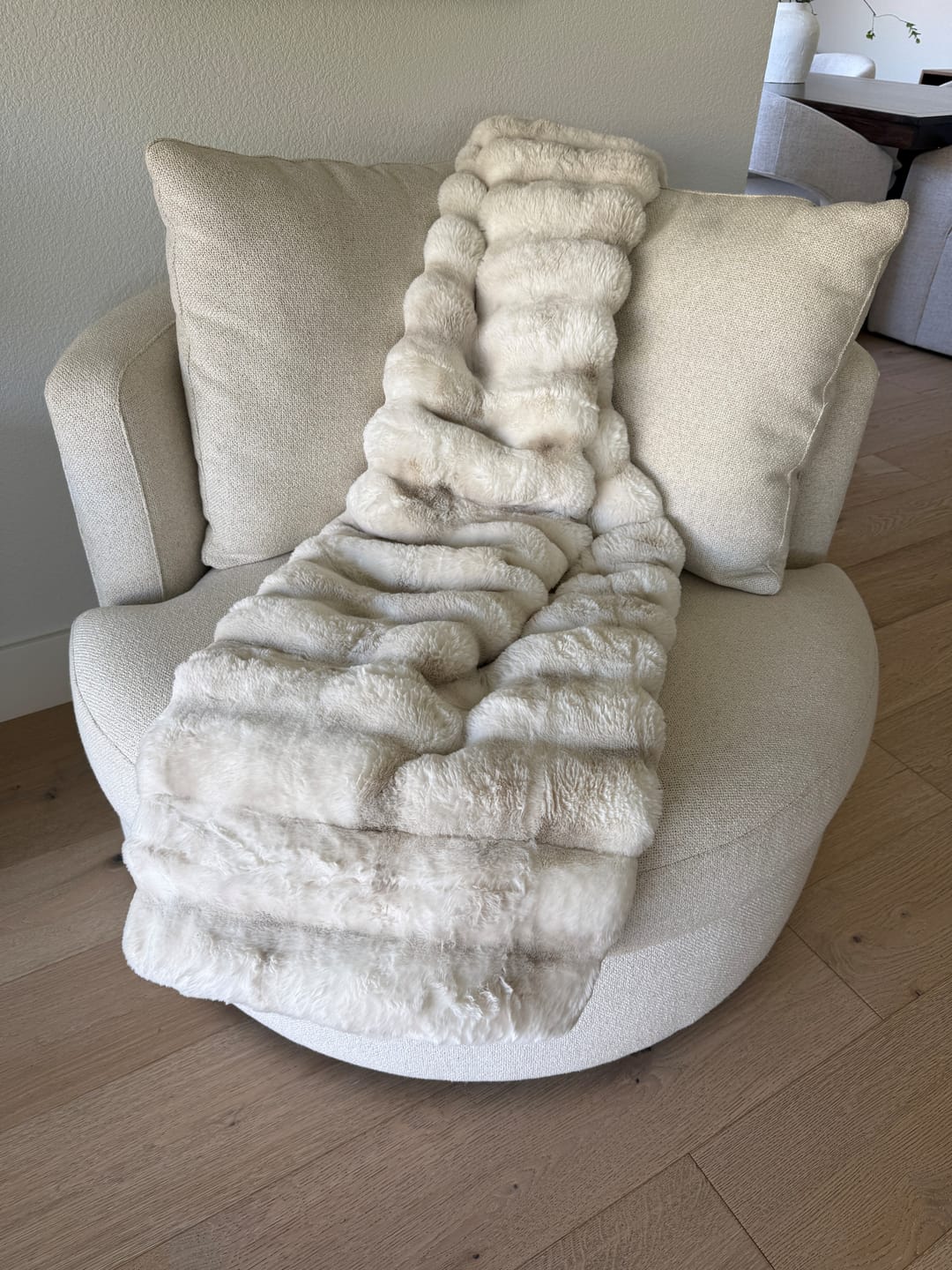 Customer photo review of Extreme Ultra Cloud Ancient Scroll Blanket