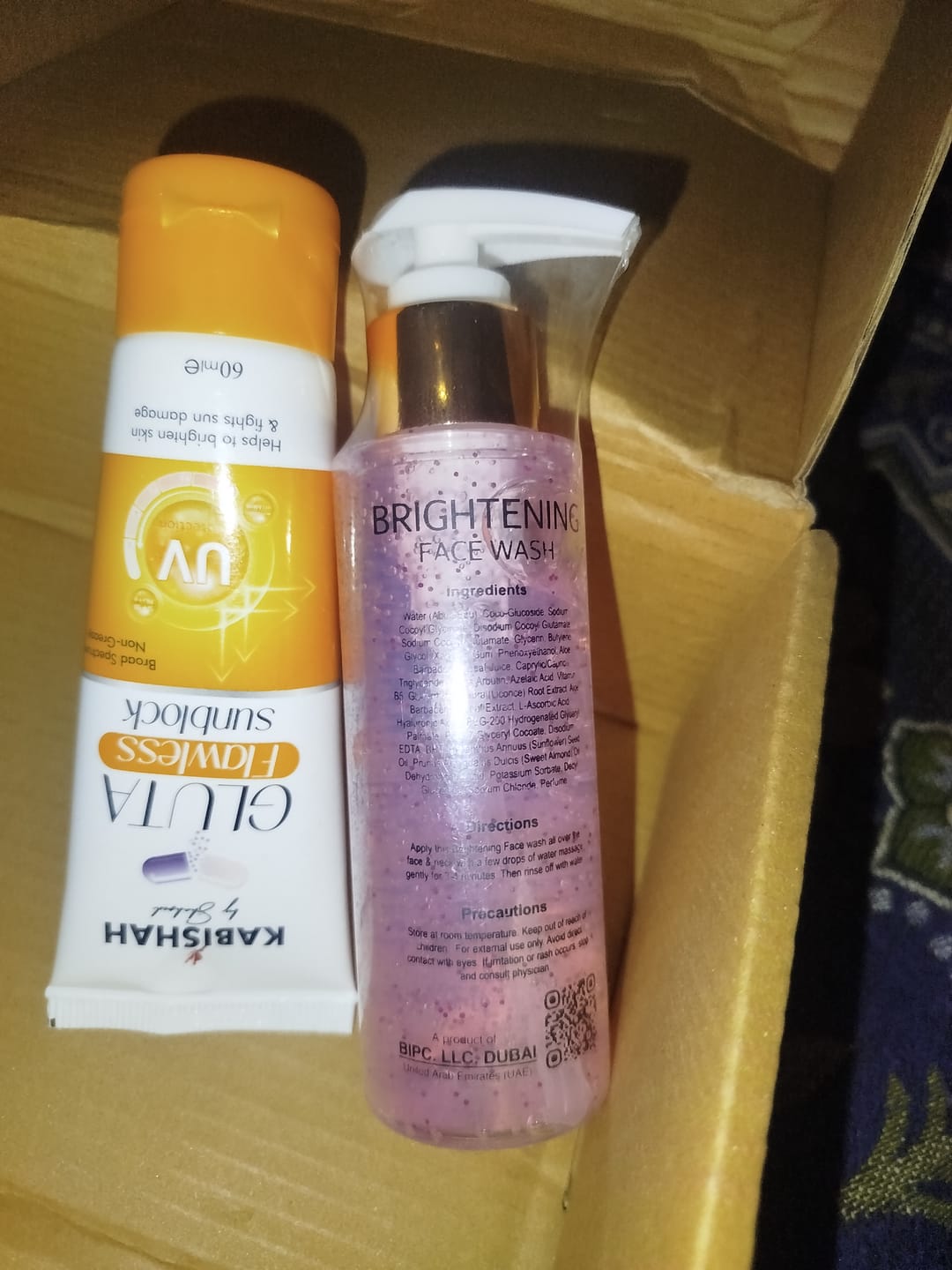 Customer photo review of Cleanse & Shield Duo