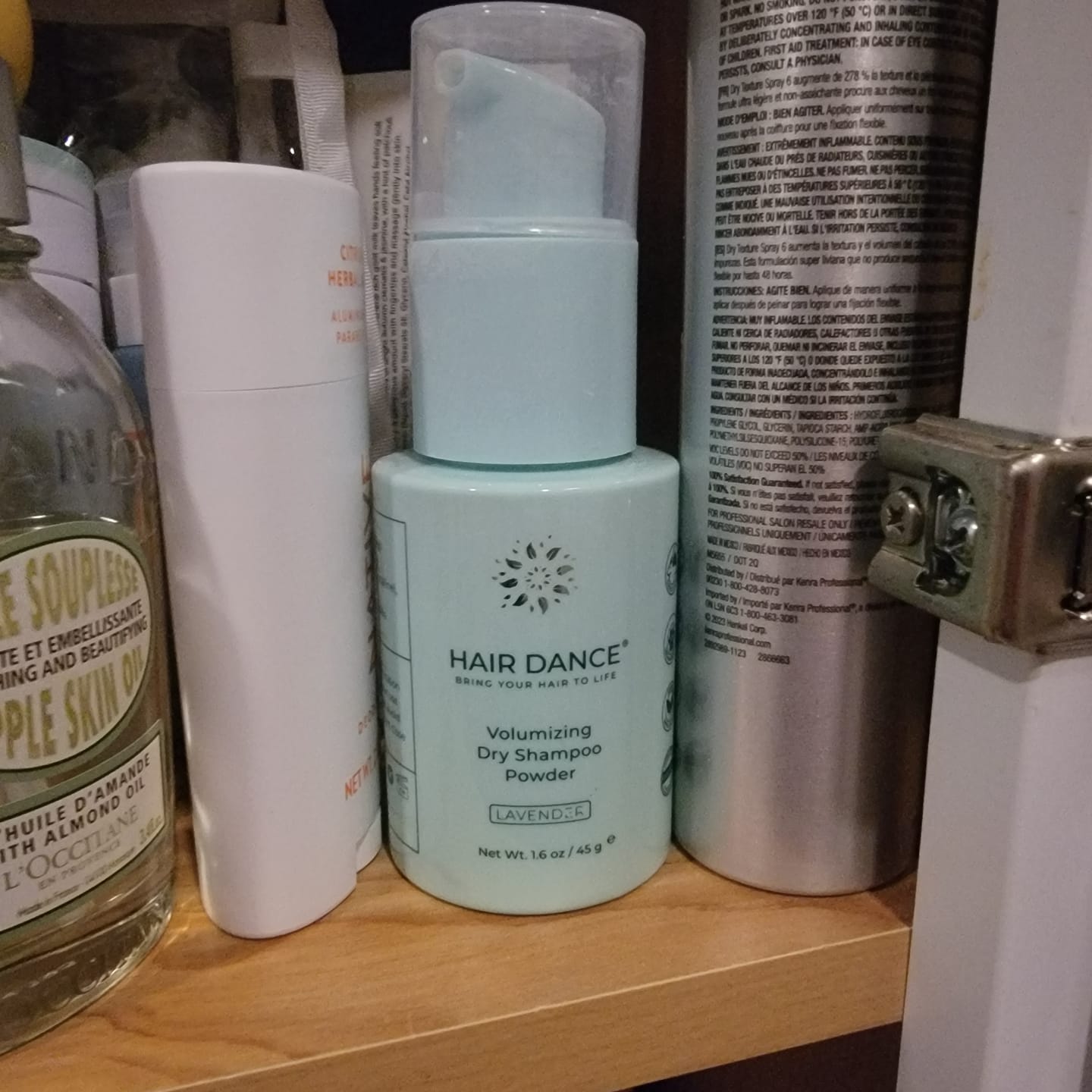 Customer photo review of Dry Shampoo Powder (Non-Aerosol Spray) | Natural & Organic | Made in USA