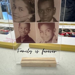 Customer photo review of Photo Collage Plaque