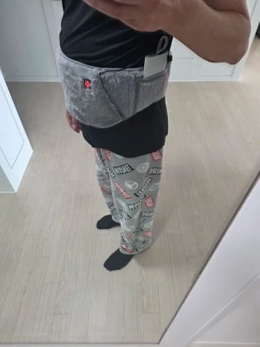 Customer photo review of Heated Waist Belt for Belly and Back