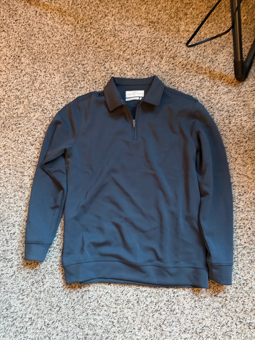 Customer photo review of Aura Zip Polo Long Sleeve