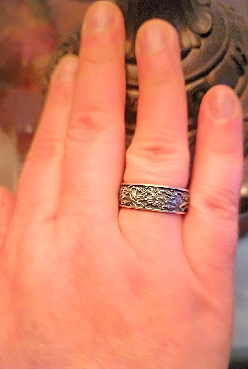 Customer photo review of Carp Waves Ring