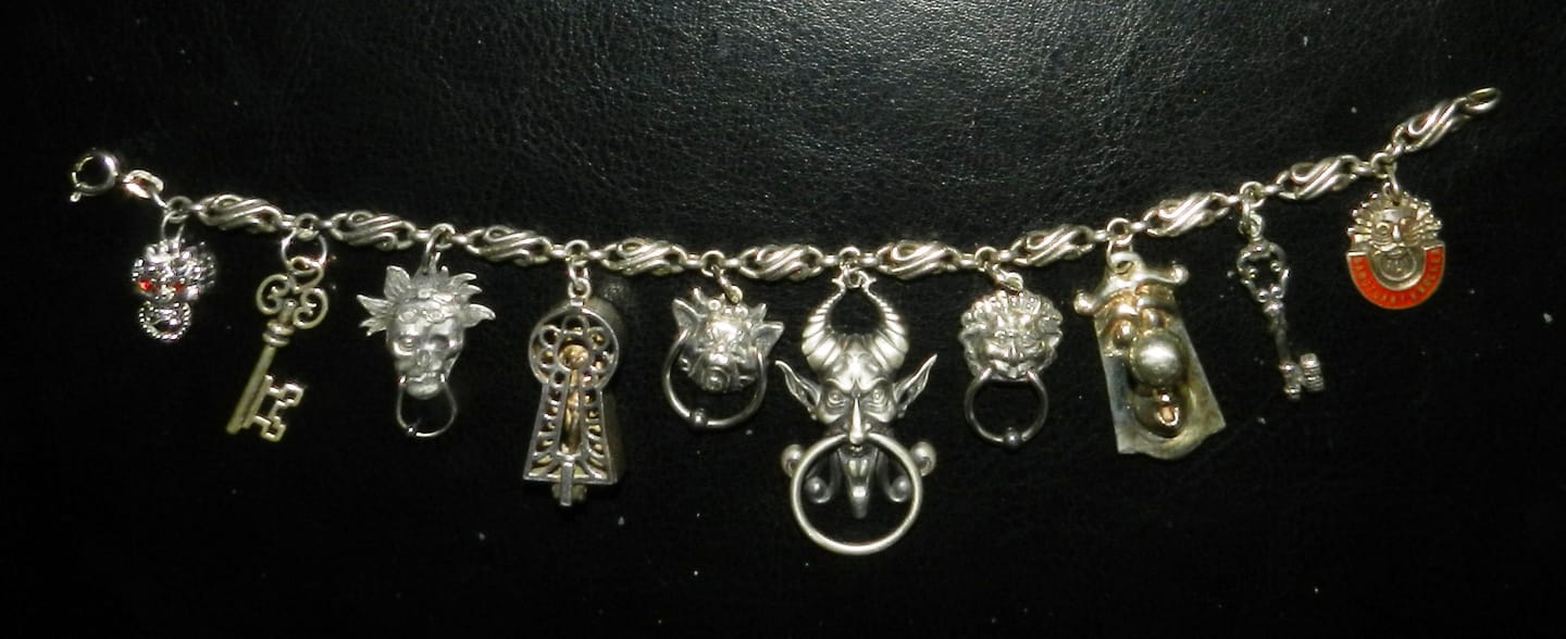 Customer photo review of Devil Door Knocker Pendant