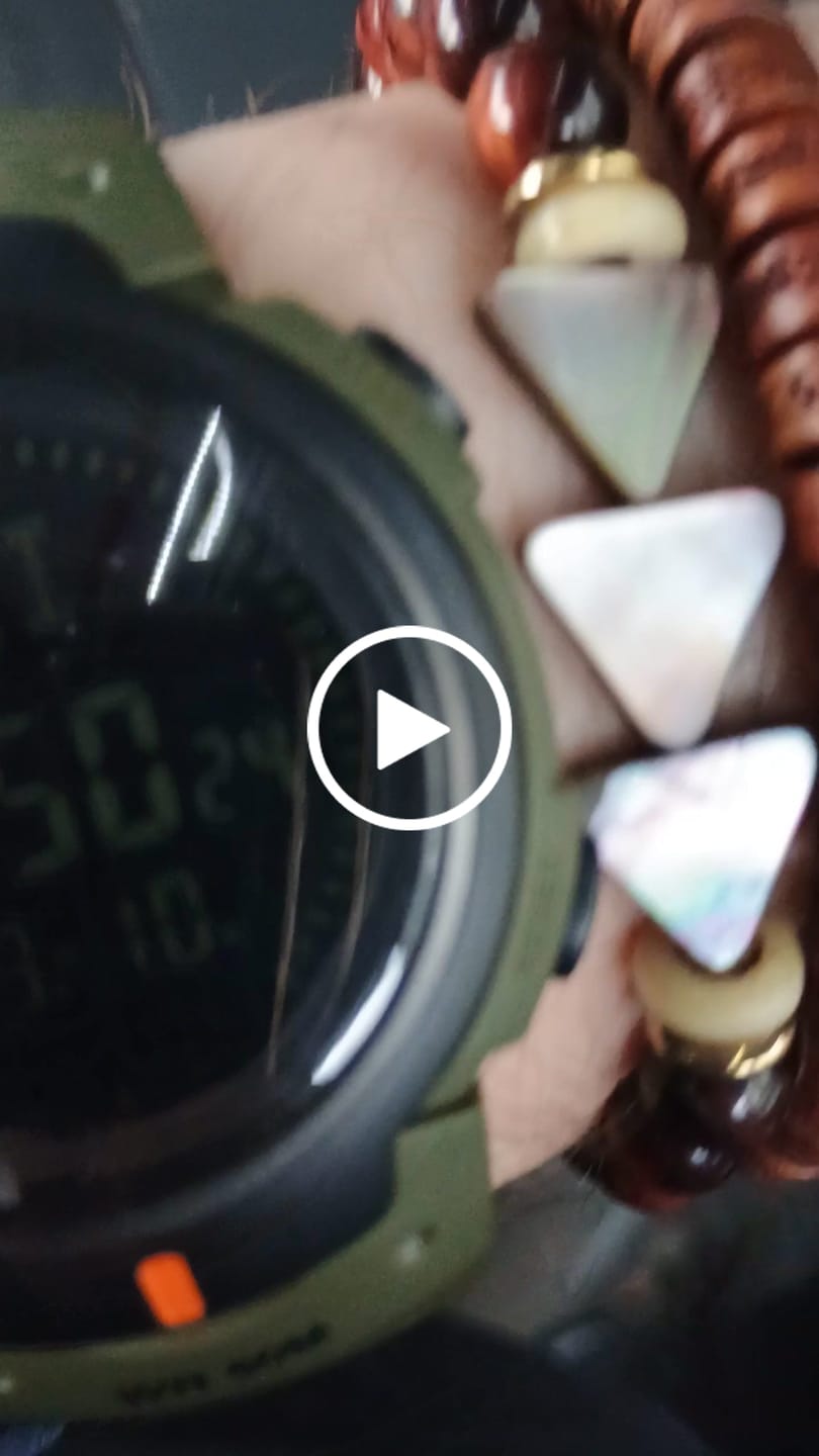 Customer video review of M-TAC Tactical Watch Compass Alarm Stopwatch 5ATM Water Resistant Olive