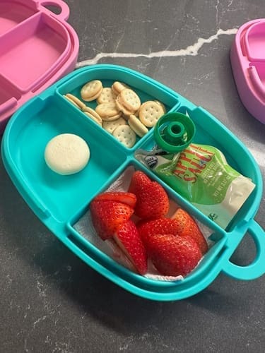 Customer photo review of Morepeas Mealtime Set