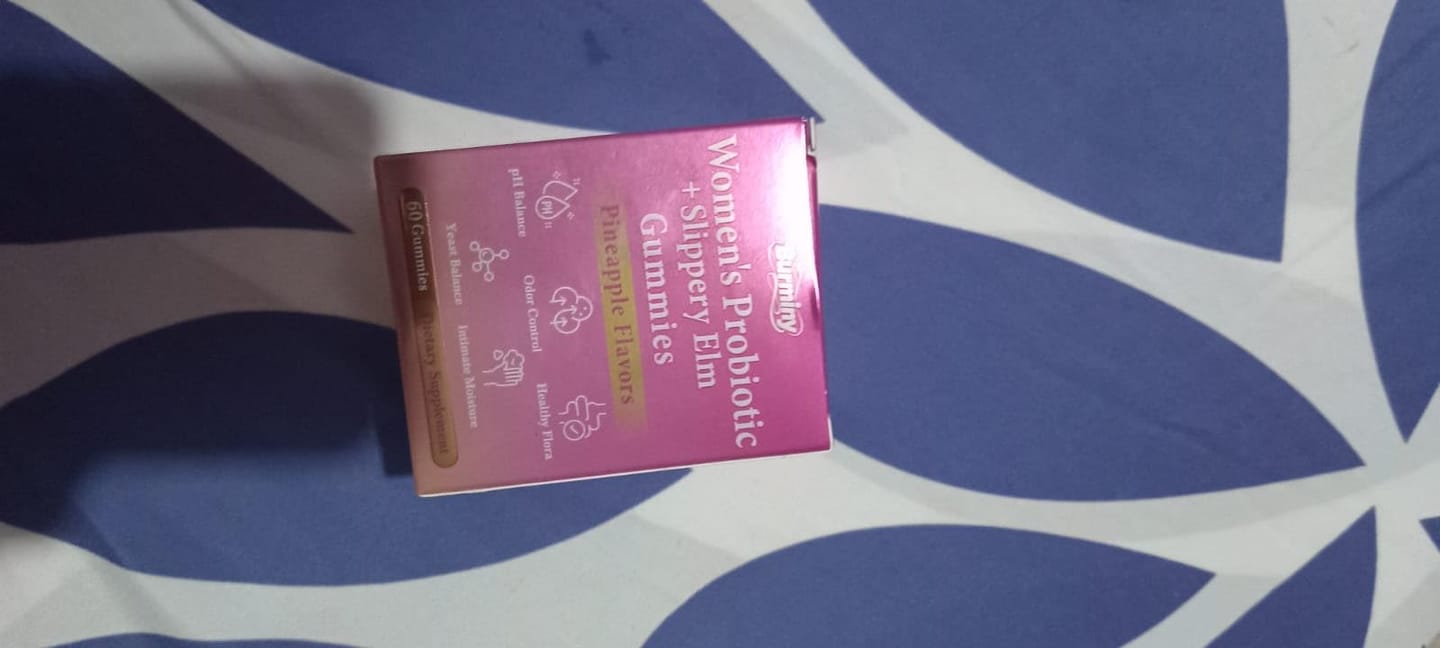 Customer photo review of Slippery Elm Probiotic Gummies for Women