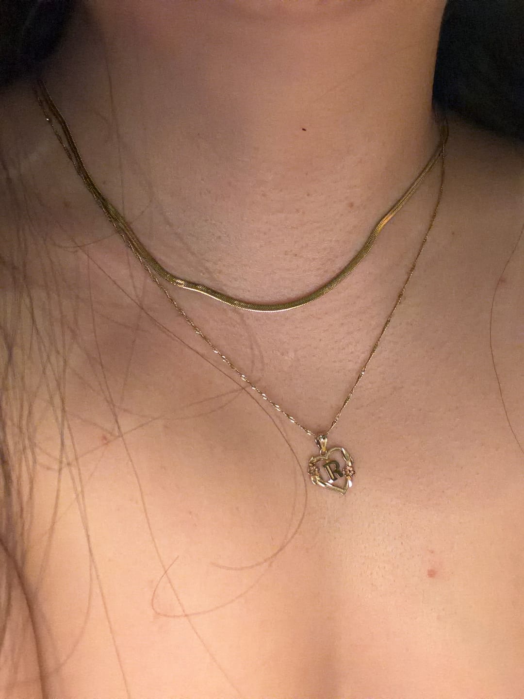 Customer photo review of Chelsea Herringbone Necklace (Bundle)