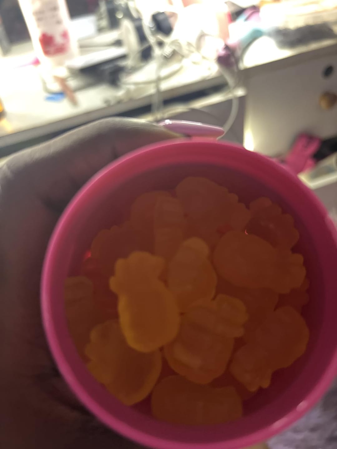 Customer photo review of Slippery Elm Probiotic Gummies for Women