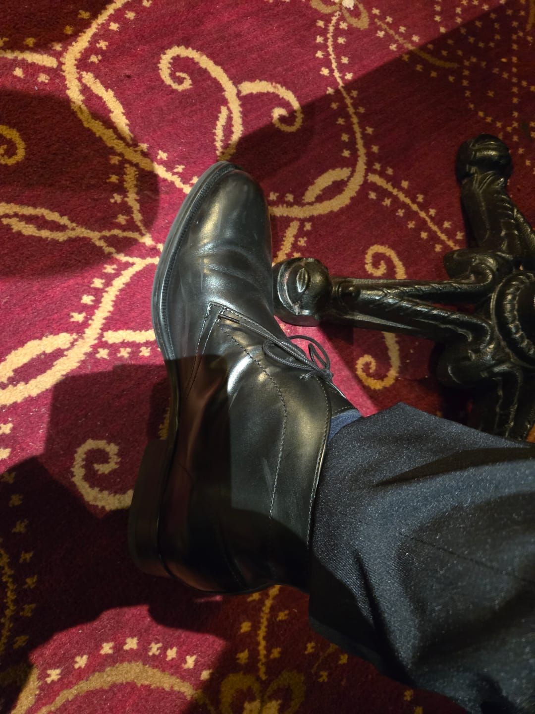 Customer photo review of Wallis Waxy Chukka Boots Black