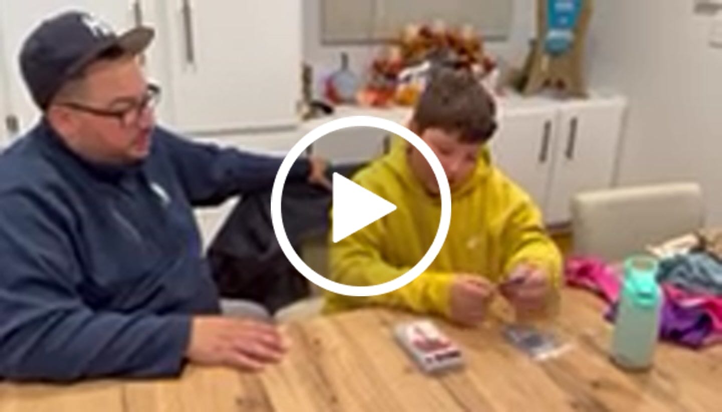 Customer video review of Custom Graded Card