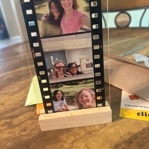 Customer photo review of Film Strip Photo Plaque