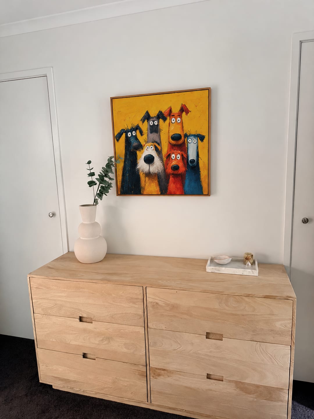 Customer photo review of Yellow Dog Parade Wall Art