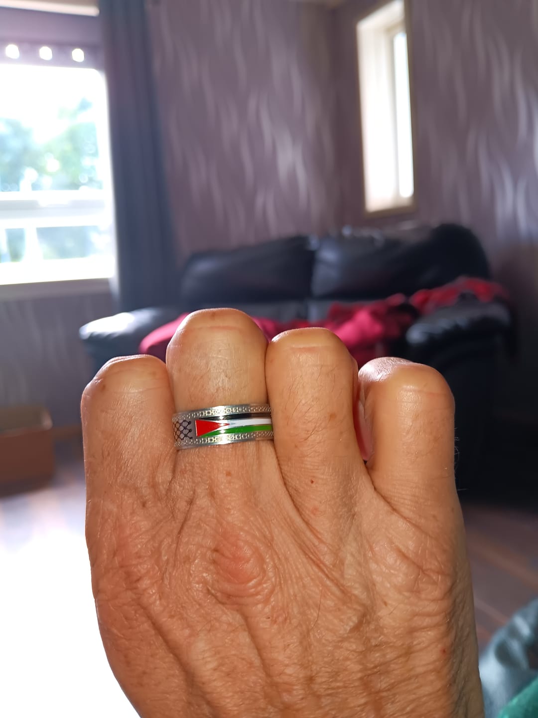Customer photo review of Palestine Heritage Ring