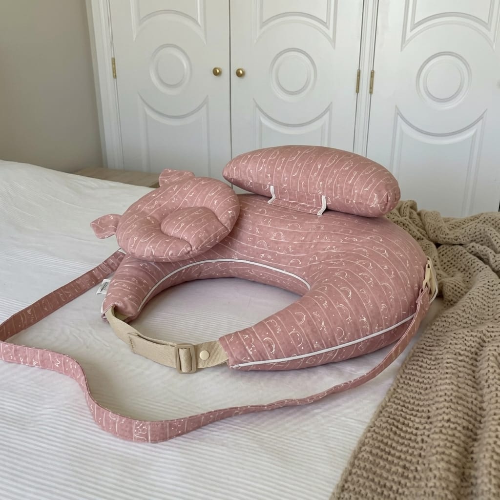 Customer photo review of CozyWrap™ – Cojín de lactancia y descanso para bebé