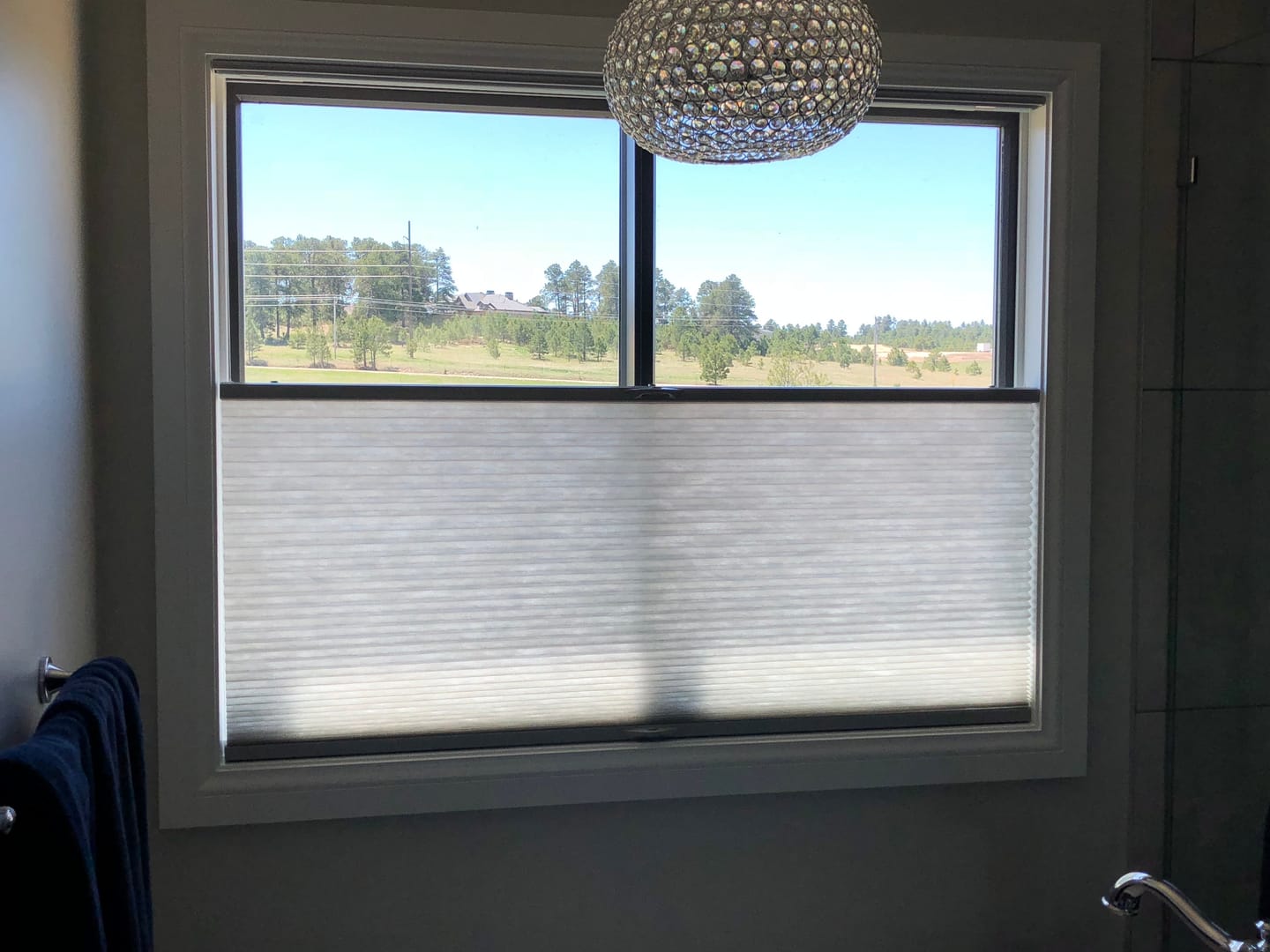 Customer photo review of Light Filtering Cellular Shades