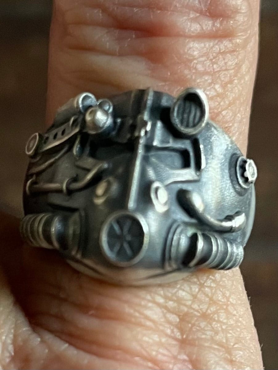 Customer photo review of Gas Mask Ring