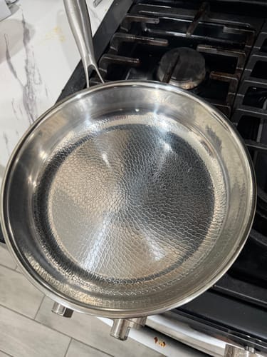 Customer photo review of Pure Titanium Pro Hammered Pan