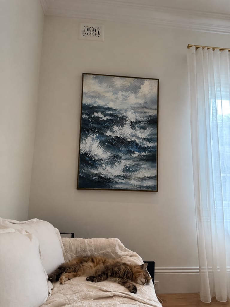 Reseña fotográfica del cliente sobre Wabi-Sabi Art YOEA