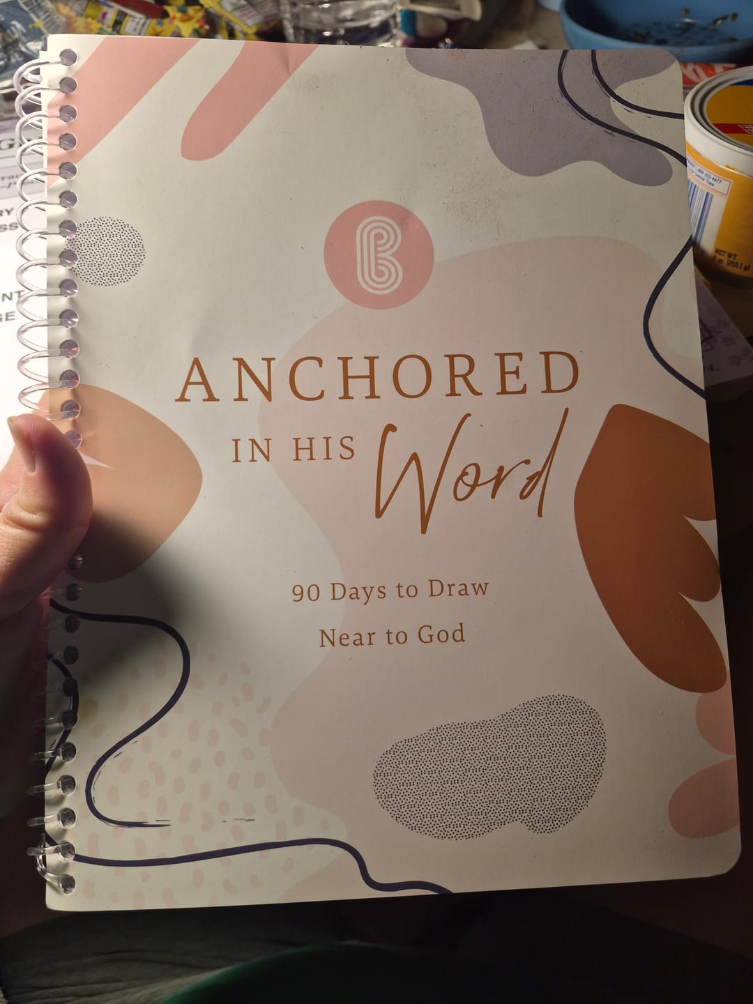 Customer photo review of Anchored In His Word: A 90 Day Devotional