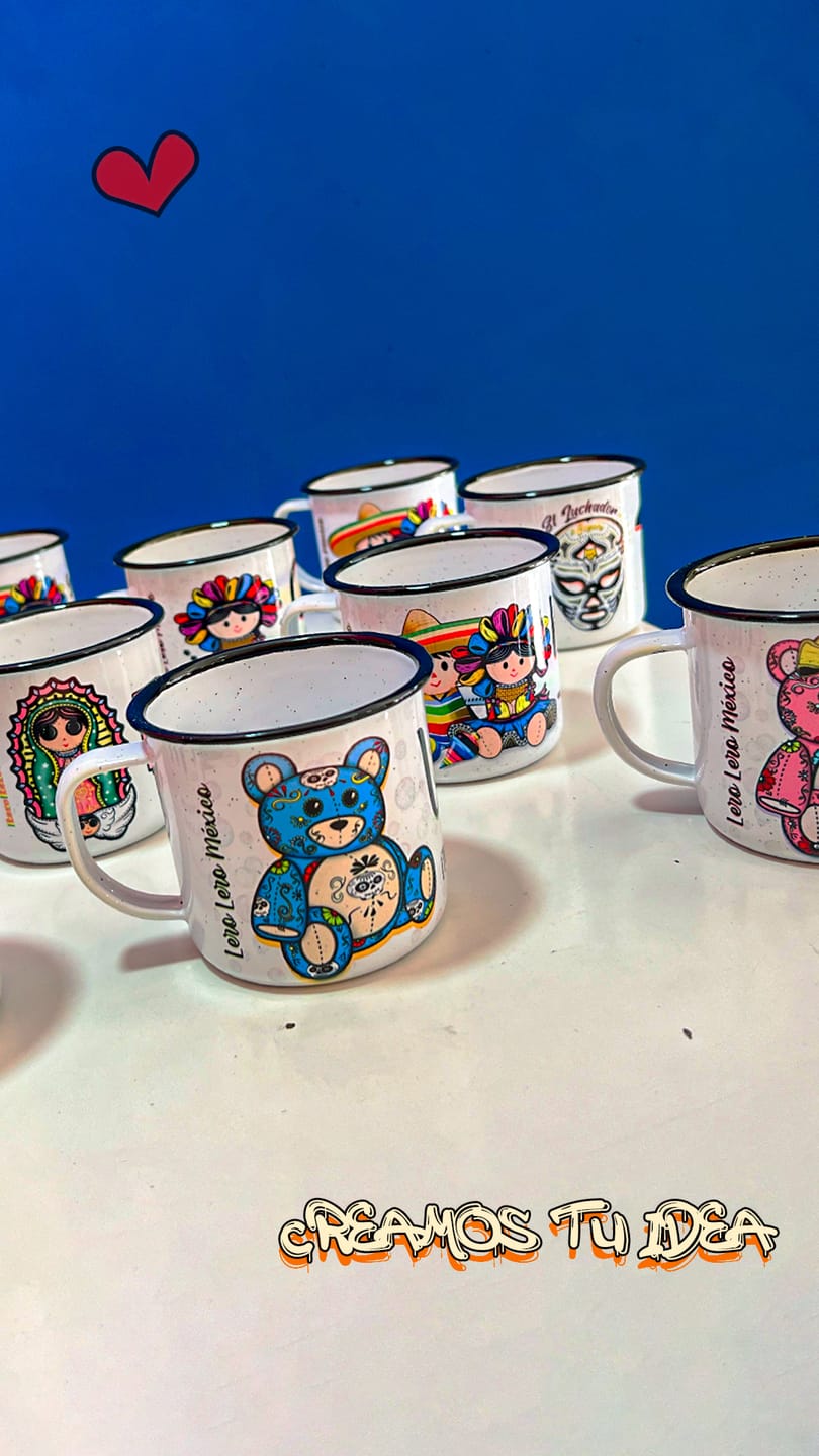 Customer photo review of Taza de peltre 11oz (Caja de 16 pzas) Color Make