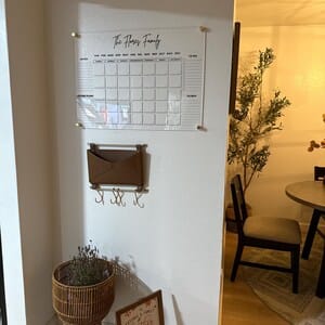 Customer photo review of Custom Three-List Calendar