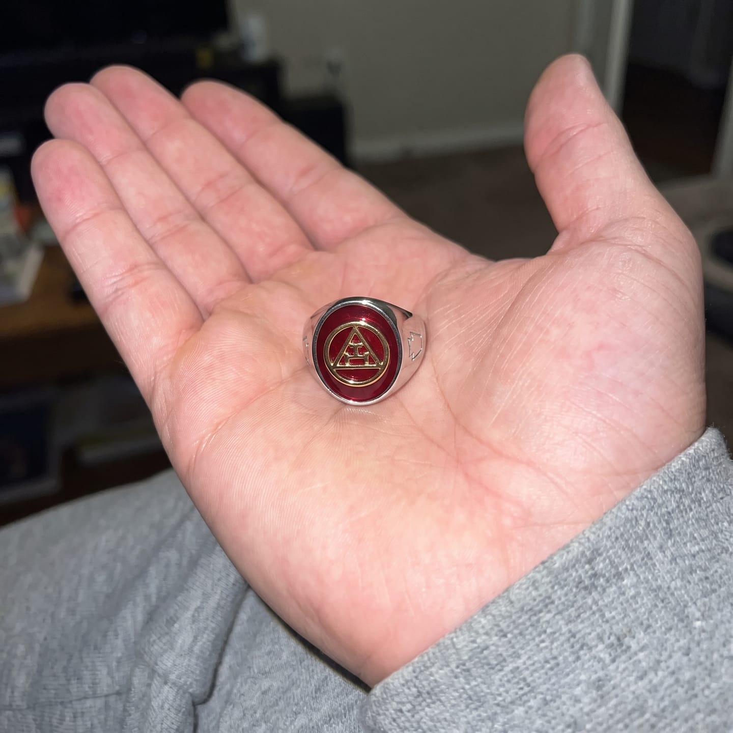 Customer photo review of Royal Arch Masonic Ring