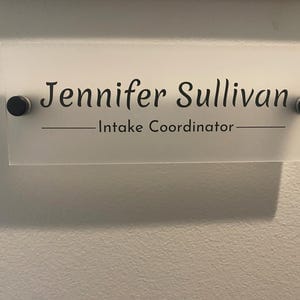 Customer photo review of Office Door Name Plate