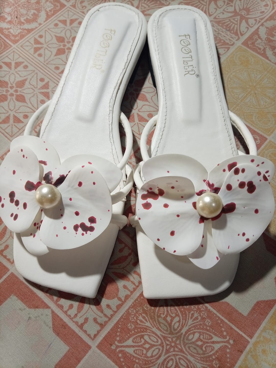 Customer photo review of Lilya Luxe Flats