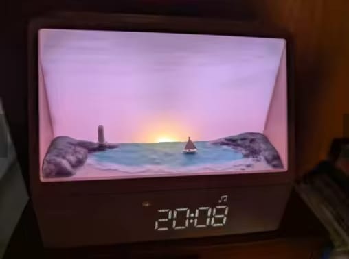 Customer photo review of Sunrise Simulation Wake-Up Light