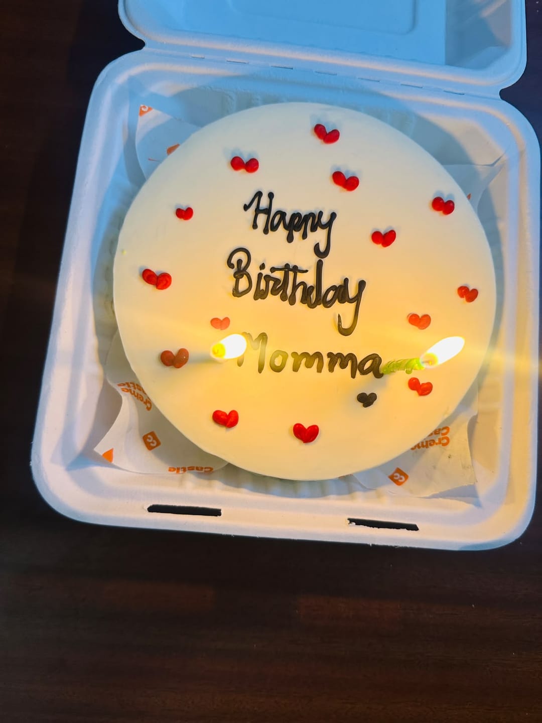 Customer photo review of Custom Bento Cake