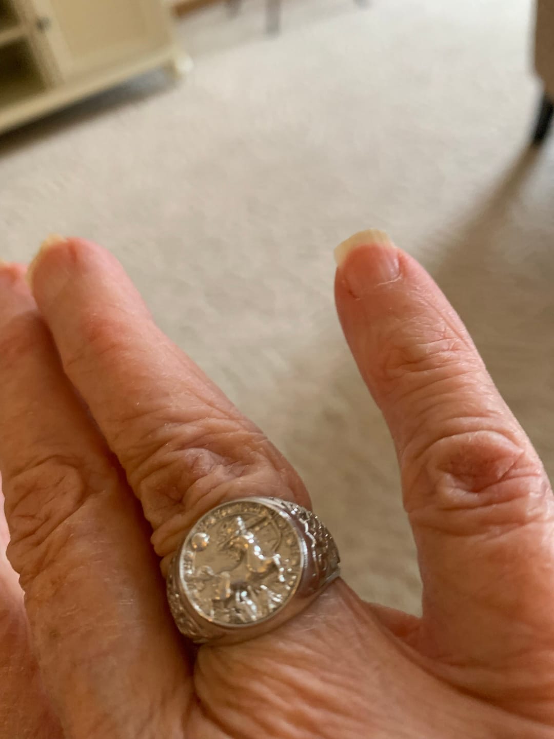 Customer photo review of Sagittarius Centaur Ring