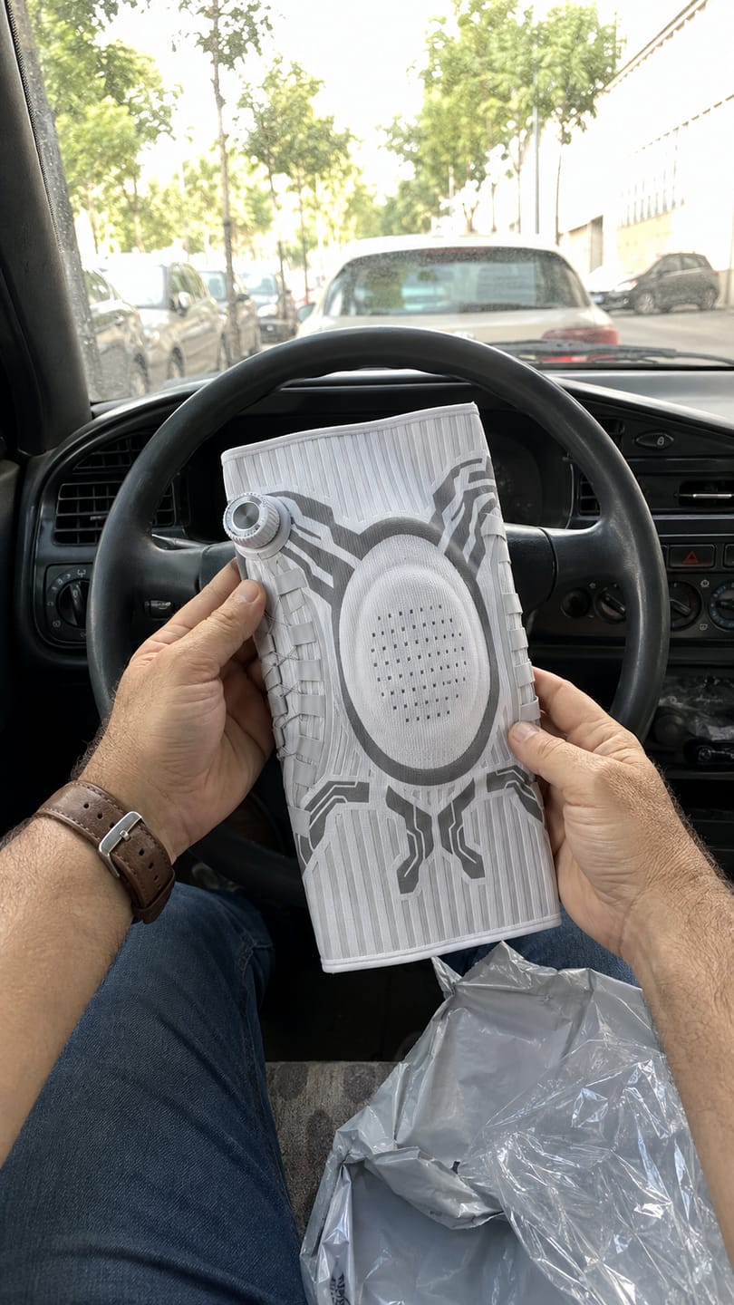 Customer photo review of Alveley - Knee Brace with Side Adjustment Dial