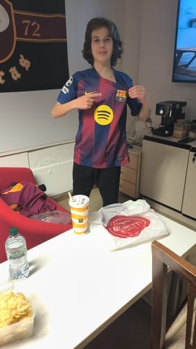 Customer photo review of T-shirt e Pantaloncini per Bambino FC Barcelona 25/26