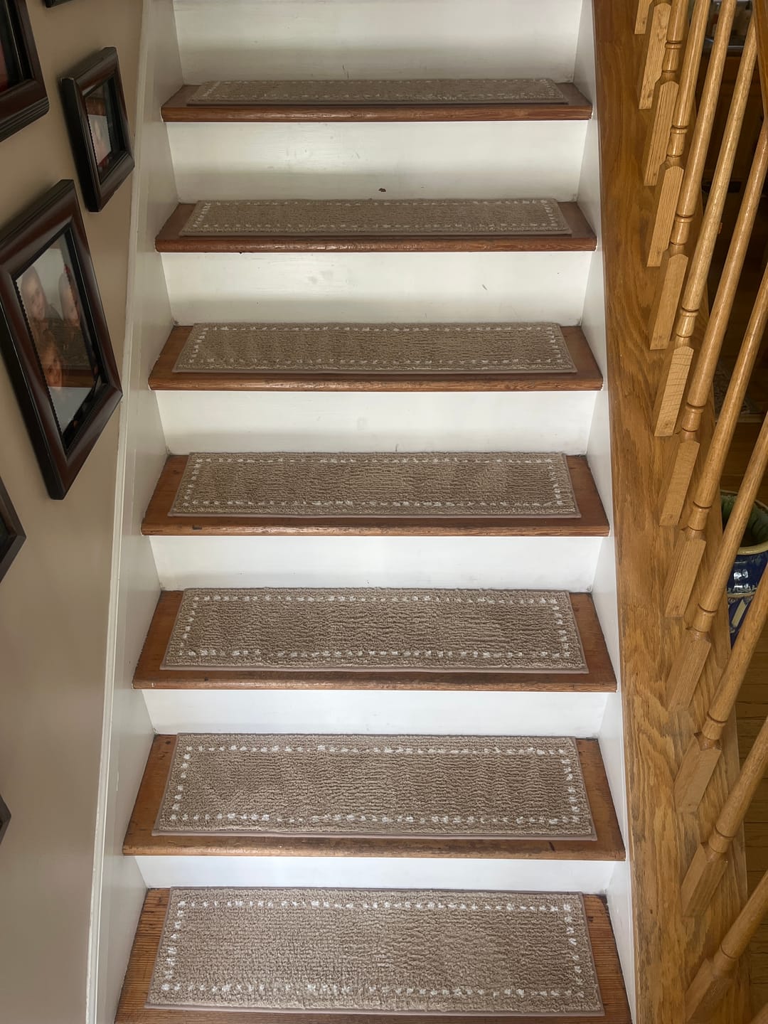 Customer photo review of CloudSoft Non-Slip Stair Treads - Beige